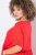 Ulla Popken 829837 Vestido de mezcla de lino de manga corta Rojo - Vestidos de verano - Vestidos de verano tallas grandes