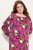 Ulla Popken 830151 Vestido de flores Rosa - Vestidos maxi - Vestidos largos en tallas grandes