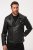 JP1880 830586 Chaqueta biker en napa de cordero Negro - Chaquetas - Chaquetas Tallas Grandes 2XL-8XL