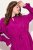 Ulla Popken 830615 Vestido de manga larga con volantes Lila - Vestidos midi - Vestidos midi de talla grande
