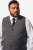Men+ 668 Madrid Chaleco de traje Antracita - Trajes - Trajes 2XL-8XL
