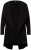 Ulla Popken 830749 Blazer abierto plisado con solapas anchas Negro - Blazers - Blazers en tallas grandes para mujer