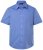 Men+ 756 Camisa de vestir manga corta con cuello clásico Azul claro - Camisas - Camisas 2XL-10XL