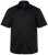 Men+ 758 Camisa de vestir manga corta con cuello abierto Negro - Camisas - Camisas 2XL-10XL