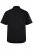 Men+ 758 Camisa de vestir manga corta con cuello abierto Negro - Camisas - Camisas 2XL-10XL