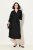 Ulla Popken 831004 Vestido midi de manga larga Negro - Vestidos maxi - Vestidos largos en tallas grandes