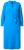 Ulla Popken 831004 Vestido midi de manga larga con cuello de pico Azul real - Vestidos midi - Vestidos midi de talla grande