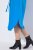 Ulla Popken 831004 Vestido midi de manga larga con cuello de pico Azul real - Vestidos midi - Vestidos midi de talla grande