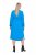 Ulla Popken 831004 Vestido midi de manga larga con cuello de pico Azul real - Vestidos midi - Vestidos midi de talla grande