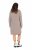 Ulla Popken 831589 Vestido de punto de manga larga con cuello alto Gris - Vestidos de punto - 