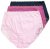 Ulla Popken 831866 Bragas de talle alto con encaje pack de 3 Azul marino - Bragas - 