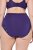 Ulla Popken 831866 Bragas de talle alto con encaje pack de 3 Azul real - Bragas - 