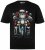 Men+ 148 Camiseta bellyfit Papá Noel en moto Negro - Camisetas - Camisetas - 2XL-14XL
