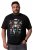 Men+ 148 Camiseta bellyfit Papá Noel en moto Negro - Camisetas - Camisetas - 2XL-14XL