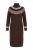 Ulla Popken 832670 Vestido de punto estampado con cuello alto Multicolor - Vestidos - Vestidos para todas las tallas