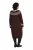 Ulla Popken 832670 Vestido de punto estampado con cuello alto Multicolor - Vestidos - Vestidos para todas las tallas