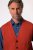 Boston Park 948 Chaleco de punto con cuello de pico Terracota - Trajes - Trajes 2XL-8XL