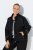 Ulla Popken 833237 Chaqueta deportiva con detalles reflectantes Negro - Chaquetas - Chaquetas para mujer en tallas grandes