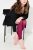 Ulla Popken 833718 Leggings de media con encaje Rojo baya - Medias & calcetines - 
