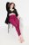 Ulla Popken 833718 Leggings de media con encaje Rojo baya - Medias & calcetines - 