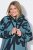 Ulla Popken 833977 Abrigo técnico Turquesa - Abrigos - Abrigos de talla grande