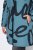 Ulla Popken 833977 Abrigo técnico Turquesa - Abrigos - Abrigos de talla grande