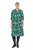 Ulla Popken 834191 Vestido camisero estampado Negro - Vestidos camiseros - 
