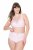 Ulla Popken 834307 Braga moldeadora con encaje Rosa - Ropa moldeadora - 