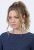 Ulla Popken 834371 Vestido de felpa de rayas Azul marino - Vestidos sudadera - 