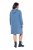 Ulla Popken 834536 Vestido de felpa con capucha Azul denim - Vestidos sudadera - 