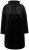 Ulla Popken 834550 Vestido de manga larga con capucha Negro - Vestidos sudadera - 