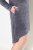 Ulla Popken 834550 Vestido de manga larga con capucha Antracita - Vestidos sudadera - 
