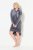 Ulla Popken 834550 Vestido de manga larga con capucha Antracita - Vestidos sudadera - 
