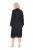 Ulla Popken 834837 Albornoz kimono con encaje Negro - Batas & albornoces - 