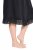 Ulla Popken 834837 Albornoz kimono con encaje Negro - Batas & albornoces - 