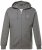 Men+ 851 Sudadera con capucha y cremallera Gris jaspeado - Sudaderas - Sudaderas 2XL-12XL