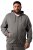 Men+ 851 Sudadera con capucha y cremallera Gris jaspeado - Sudaderas - Sudaderas 2XL-12XL