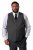 Men+ 067 Porto Chaleco de traje Gris - Trajes - Trajes 2XL-8XL