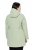 Ulla Popken 835132 Chaqueta técnica HYPRAR en línea A con capucha desmontable Verde salvia claro - Chaquetas - Chaquetas para mujer en tallas grandes