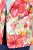 Ulla Popken 835230 Blazer de algodón de flores Rojo - Blazers - Blazers en tallas grandes para mujer
