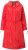 Ulla Popken 835277 Abrigo largo repelente al agua con capucha Rojo - Abrigos - Abrigos de talla grande