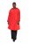 Ulla Popken 835277 Abrigo largo repelente al agua con capucha Rojo - Abrigos - Abrigos de talla grande