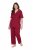 Ulla Popken 835397 Pijama de manga corta con cuello camisero Lila - Pijamas/ropa de estar en casa - 