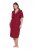 Ulla Popken 835400 Camisón de manga corta con cuello camisero Lila - Camisones - 