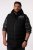 Men+ 442 Chaleco acolchado con capucha y estampado Negro - Chaquetas - Chaquetas Tallas Grandes 2XL-8XL