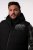 Men+ 442 Chaleco acolchado con capucha y estampado Negro - Chaquetas - Chaquetas Tallas Grandes 2XL-8XL