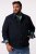 Men+ 446 Chaqueta vaquera con bolsillos en el pecho Azul marino - Chaquetas - Chaquetas Tallas Grandes 2XL-8XL