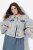 Ulla Popken 835486 Chaqueta vaquera con mangas anchas Azul denim - Chaquetas - Chaquetas para mujer en tallas grandes