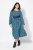 Ulla Popken 835713 Vestido de flores Azul marino - Vestidos maxi - Vestidos largos en tallas grandes
