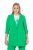 Ulla Popken 836165 Blazer largo con manga 3/4 Verde - Blazers - Blazers en tallas grandes para mujer